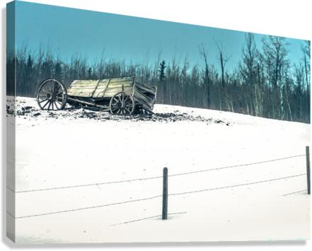Broken Wagon Canvas Print