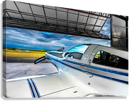 Inside the Hangar Canvas Print