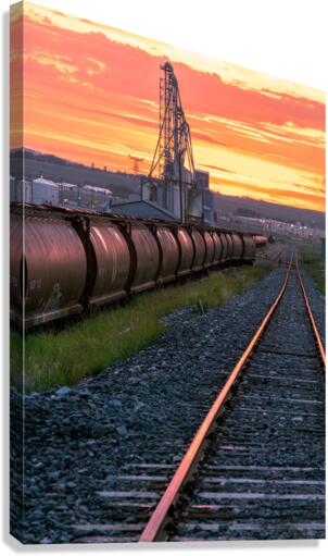 Rail Yard Canvas Print