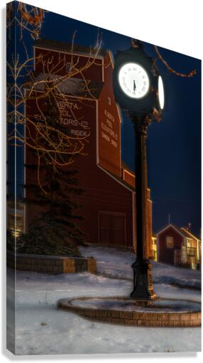 The Clock Canvas Print