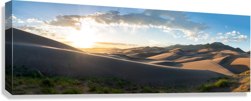 Dunefield Sunset Canvas Print
