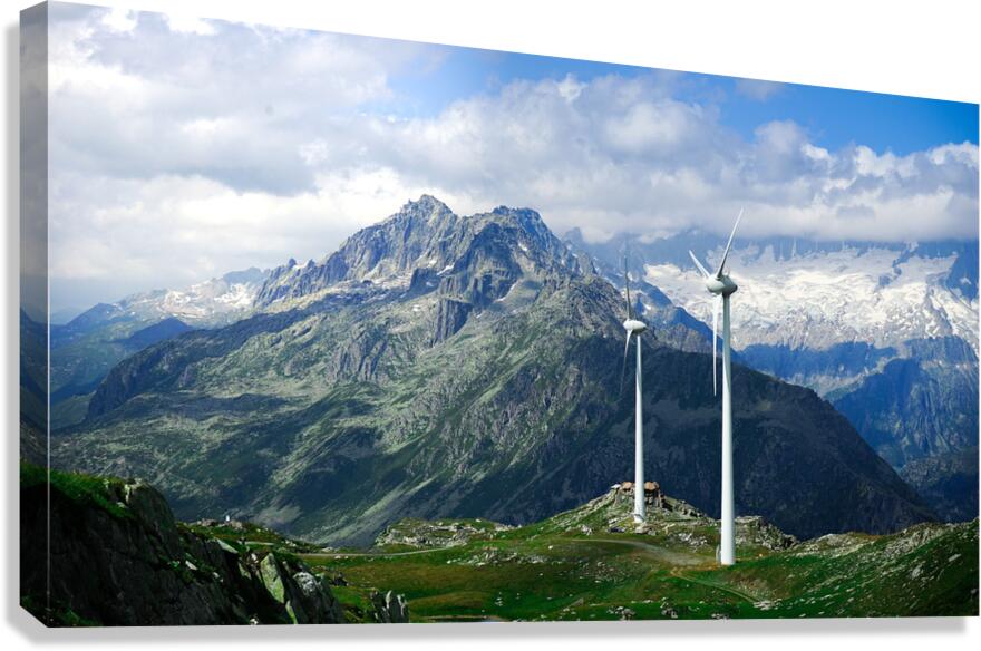Mountain Power Canvas Print