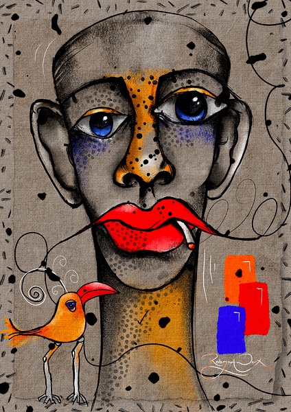 A Little Bird Said.... Print