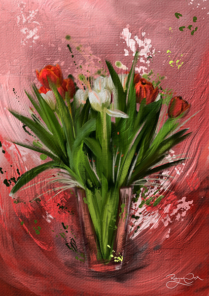 Artistic Florals by RobzLipner