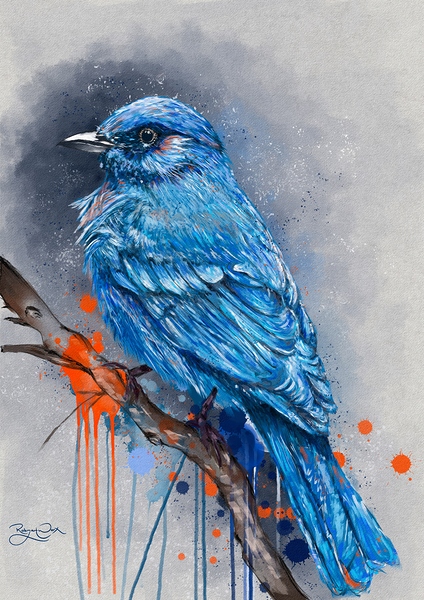 Blue Bird by RobzLipner