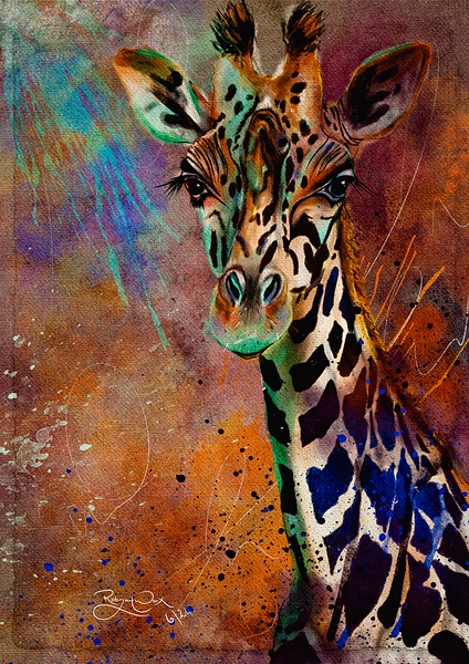 George Giraffe Print