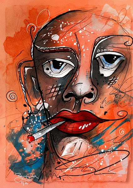 He Took Life Seriously by RobzLipner