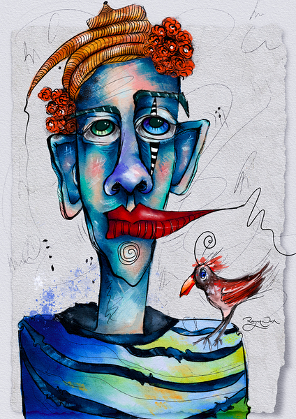 Portrait of I Dunno by RobzLipner