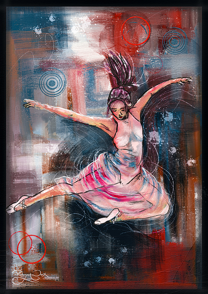 To Be Free To Dance Print