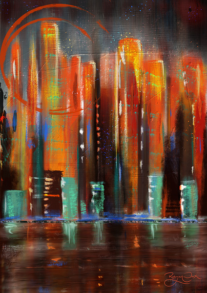 Vibrant Citrus Dreamscape by RobzLipner