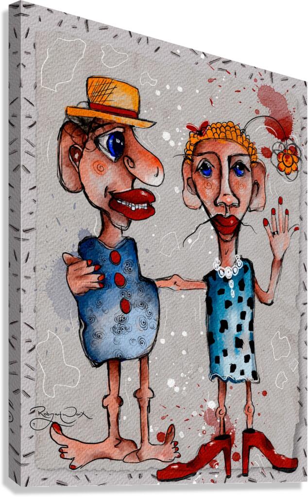 He Only Had Eyes For Her” Canvas Print