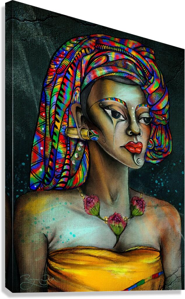 She Is The Voice of Change Canvas Print