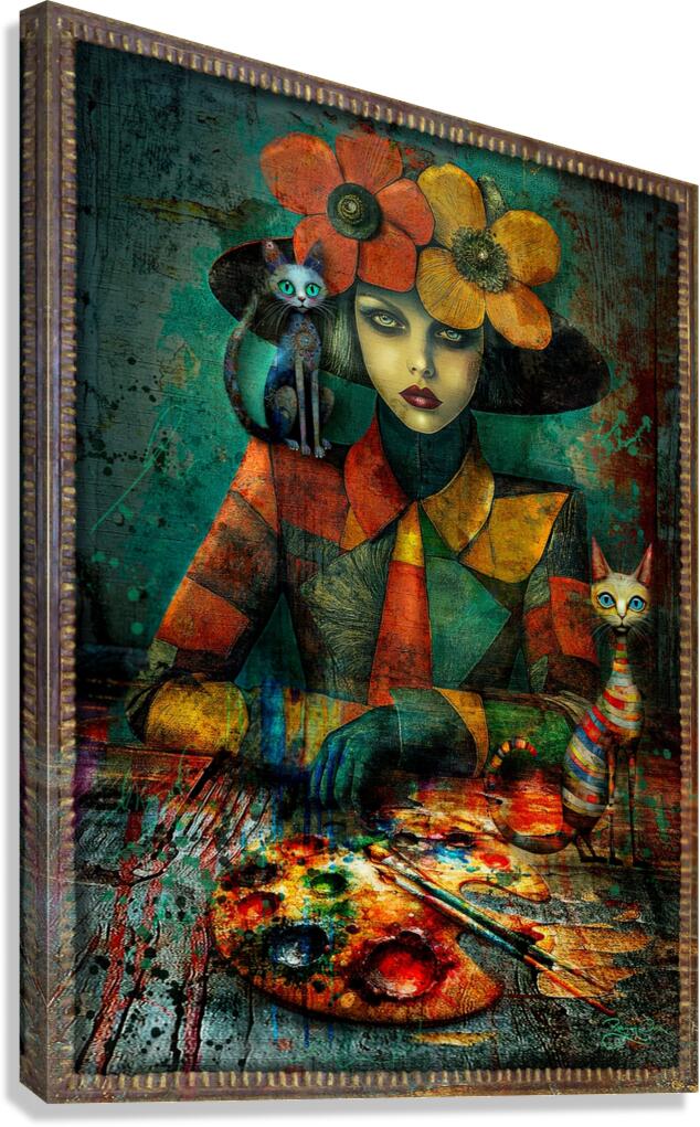 A Day In The Studio Canvas Print