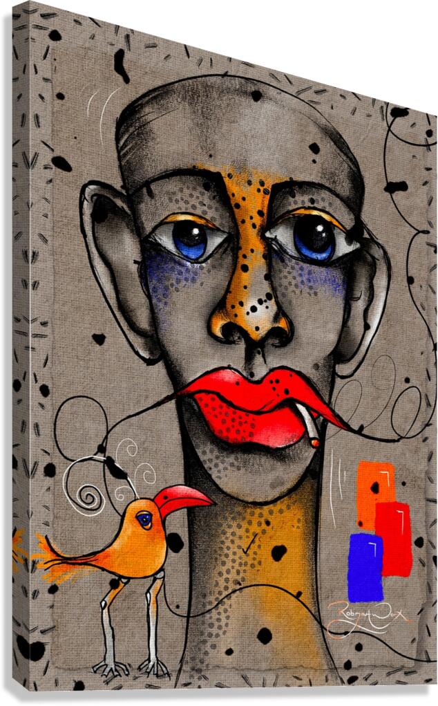 A Little Bird Said.... Canvas Print