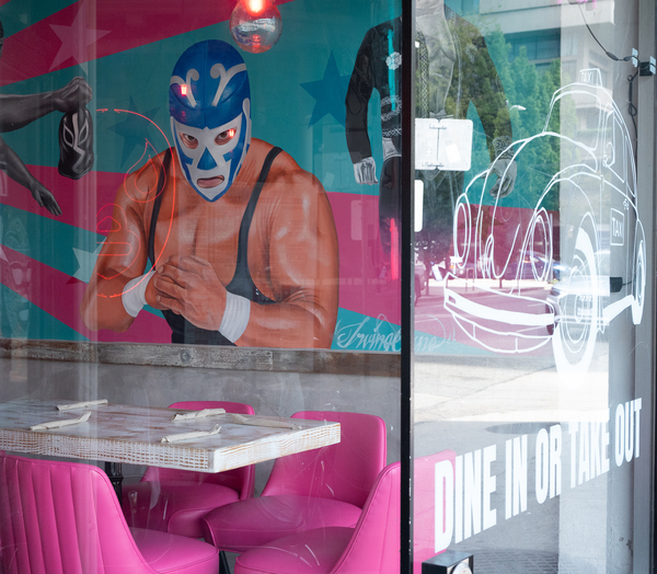 Lucha Diner Print