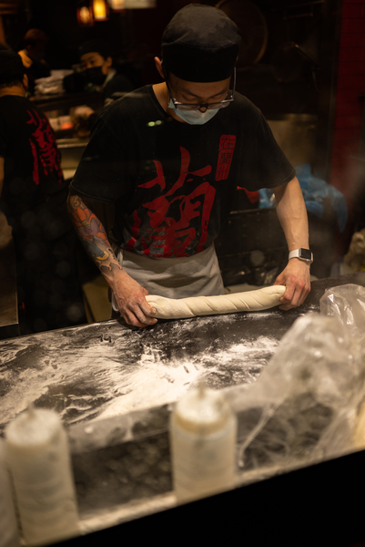 Prepping Noodles by Seb Duper