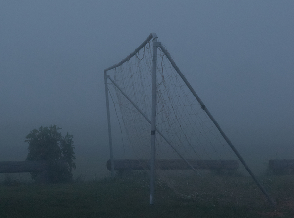 The soccer net Print