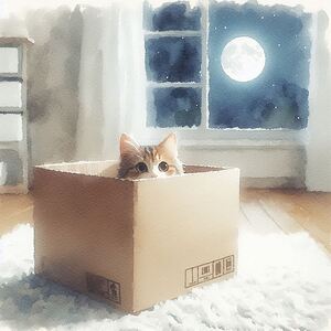  Cat Just A Little Out Of The Box
