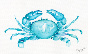 Teal Crab