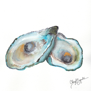 Teal Oysters