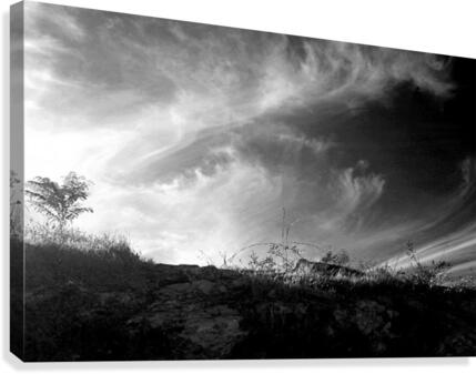 A Thoughtful Cloud Canvas Print