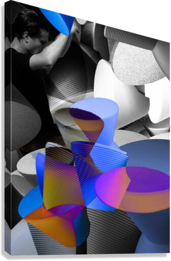 Driving Canvas Print