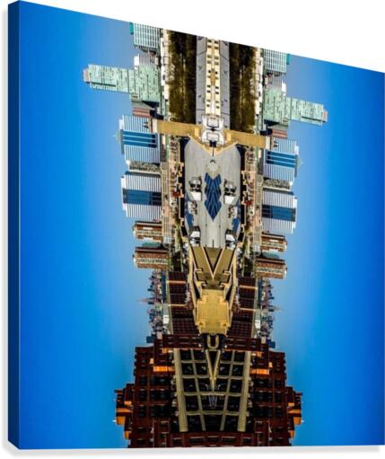 NYC - A Split View Canvas Print