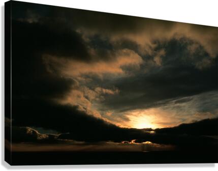 Silver Lining Sunset Canvas Print