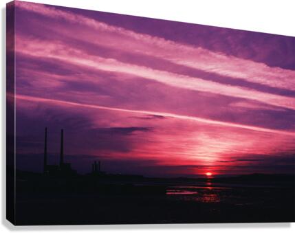 Purple Sunset Canvas Print