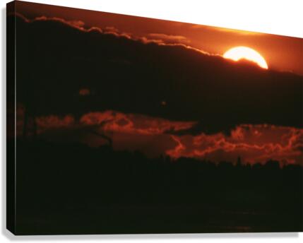 Close Up Sunset Canvas Print