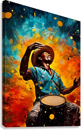 Tanbou Canvas Print