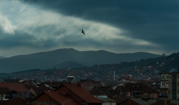 Macedonian blue cityscape by Jonas Sundberg