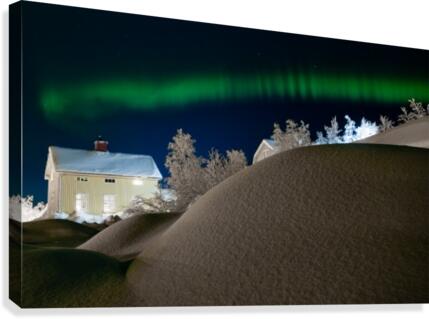 Aurora string Canvas Print
