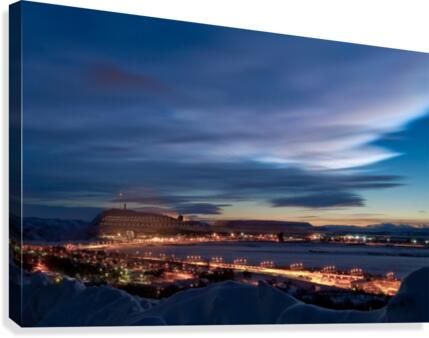 Nacreous clouds Canvas Print