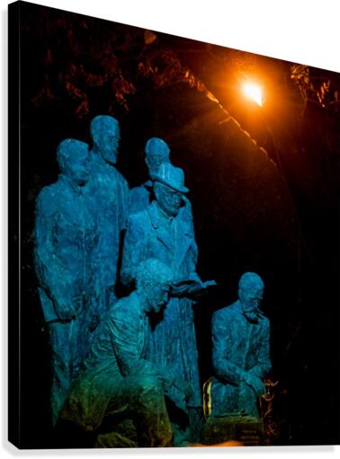 Reading lamp Canvas Print