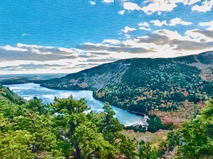 Acadia   Bubble Rock 2 by Tropical Freeze