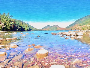 Acadia   Jordan Pond 2 by Tropical Freeze