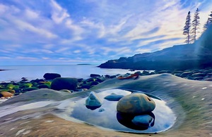 Acadia   Little Hunter s Beach 1 by Tropical Freeze
