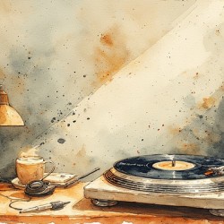 Retro Vinyl Wall Art – Vintage Music Lover Poster
