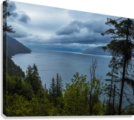 Rainy day views Canvas Print