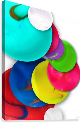 Bright colours Canvas Print