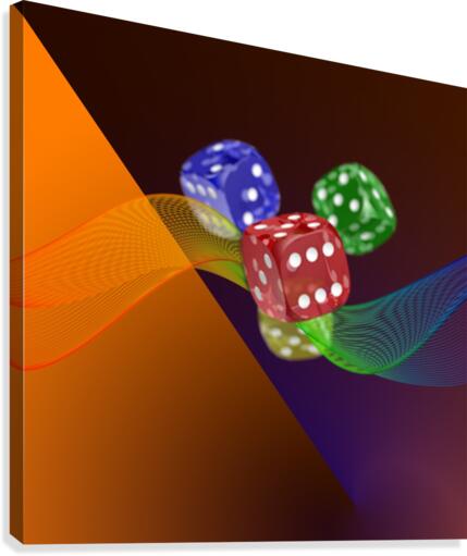 Dice 3 Canvas Print