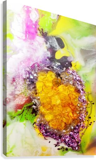 Yellow Amber Canvas Print