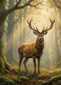 deer in the forest