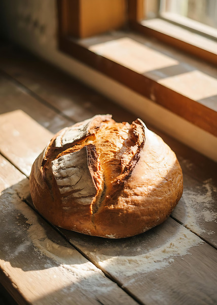 Preparing the bread on the oven by Lydia Design