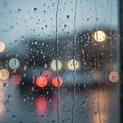Rain and glass 