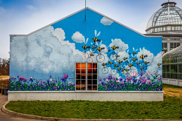 Bees Mural. by Eric Franks