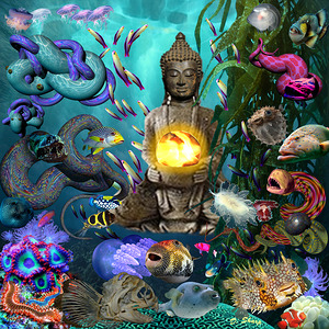buddha s decent to sea