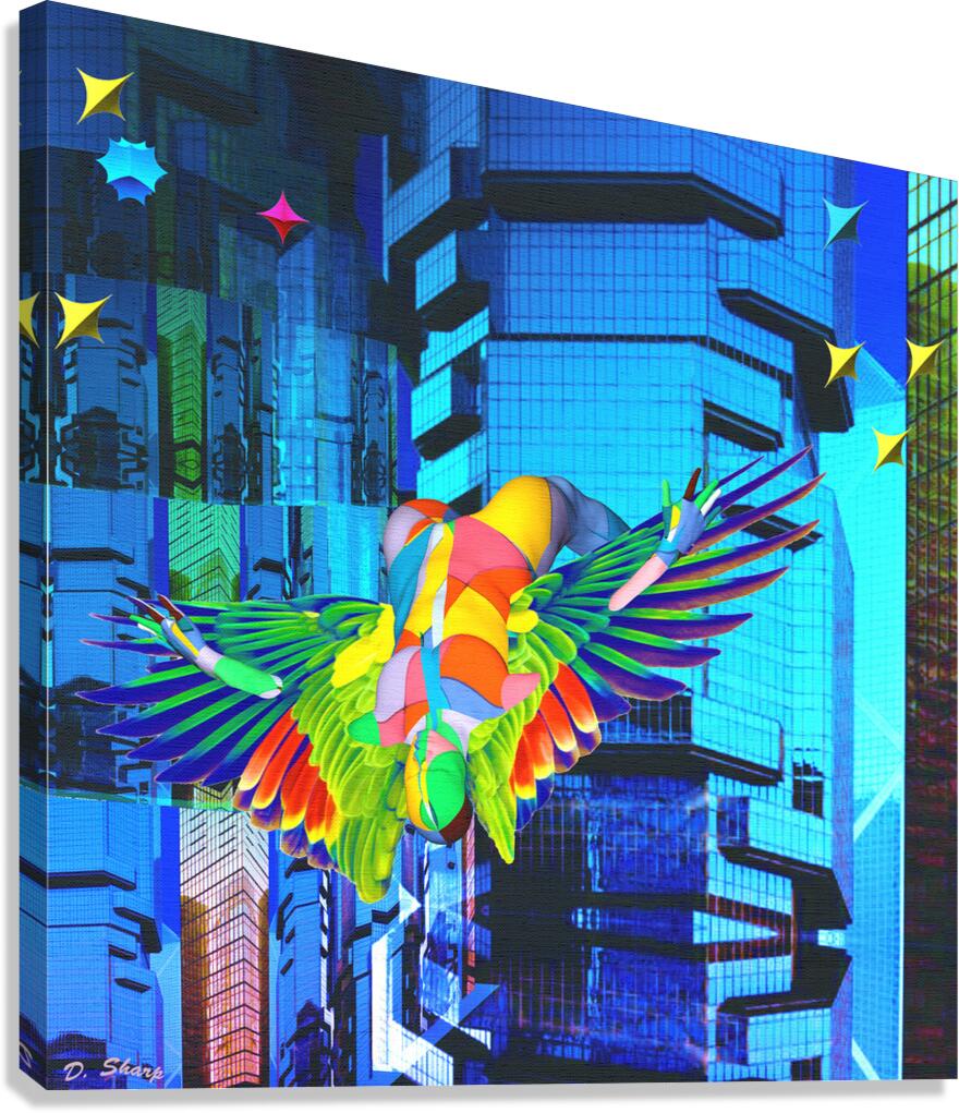 Fall Icarus Canvas Print