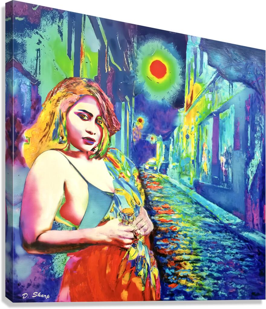 Look Canvas Print